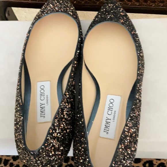 New in box Jimmy Choo romy flats 37.5 size 7. - Picture 4 of 8